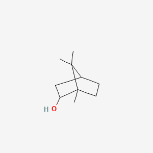 2D Lewis structure of borneol
