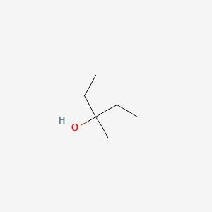 2D structure of 3-methyl-3-pentanol