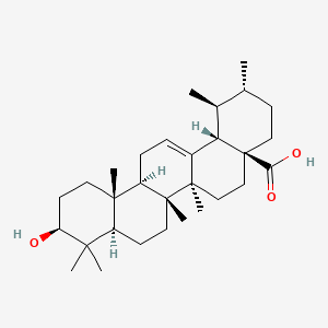 2D Lewis structure of ursolic acid