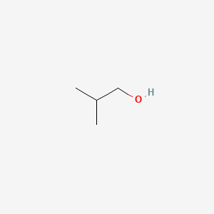 2D Lewis structure of 2-methyl-1-propanol