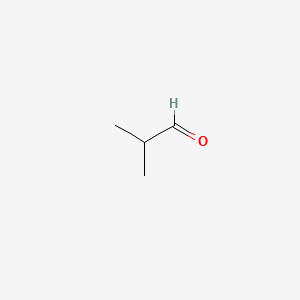 2D structure of isobutyraldehyde