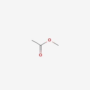 2D Lewis structure of methyl acetate