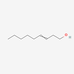 2D structure of 3-nonen-1-ol