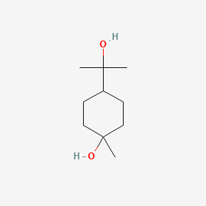 2D Lewis structure of p-menthane-1,8-diol