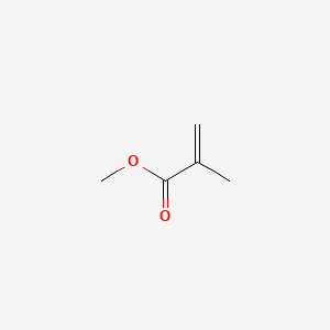 2D Lewis structure of methyl methacrylate