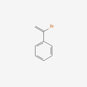 2D Lewis structure of (1-bromovinyl)benzene