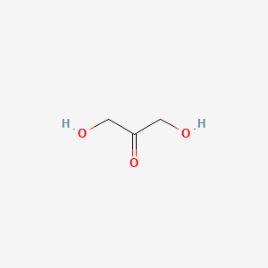 2D Lewis structure of dihydroxyacetone