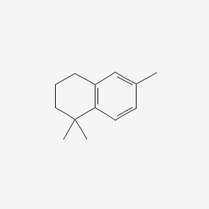2D structure of 1,2,3,4-tetrahydro-1,1,6-trimethylnaphthalene