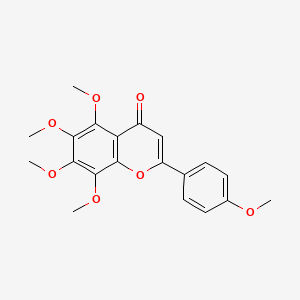 2D Lewis structure of tangeretin