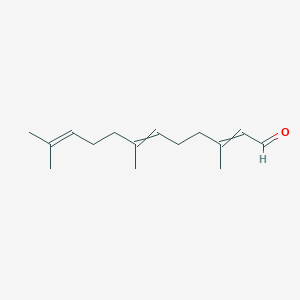 2D Lewis structure of farnesal