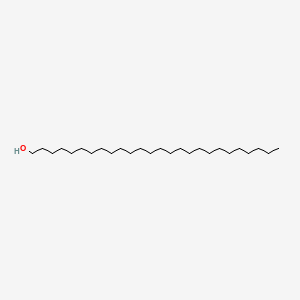 2D Lewis structure of 1-hexacosanol