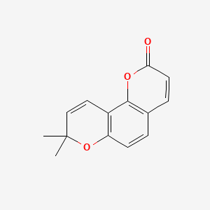2D Lewis structure of seselin