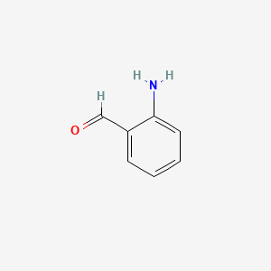 2D structure of 2-aminobenzaldehyde