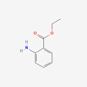 2D Lewis structure of ethyl anthranilate