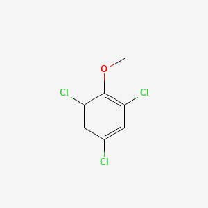 2D structure of 2,4,6-trichloroanisole