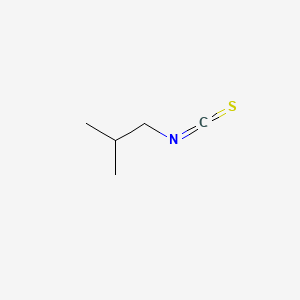 2D structure of isobutyl isothiocyanate