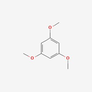 2D Lewis structure of 1,3,5-trimethoxybenzene