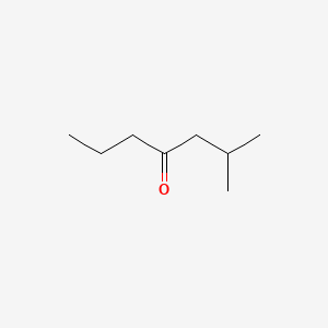 2D Lewis structure of 2-methyl-4-heptanone