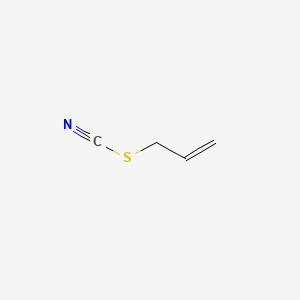 2D structure of allyl thiocyanate