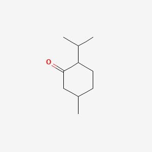2D Lewis structure of menthone