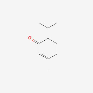 2D Lewis structure of piperitone