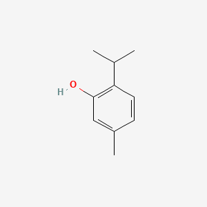 2D Lewis structure of thymol