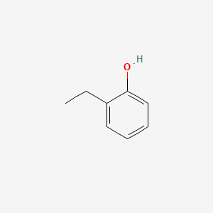 2D Lewis structure of 2-ethylphenol