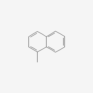2D Lewis structure of 1-methylnaphthalene