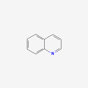 2D Lewis structure of quinoline