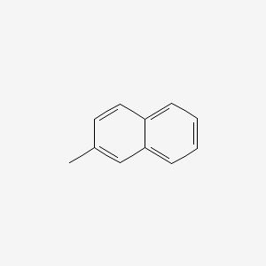 2D structure of 2-methylnaphthalene