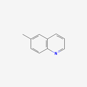 2D Lewis structure of 6-methylquinoline