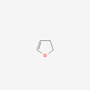 2D Lewis structure of 2,3-dihydrofuran