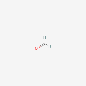 2D Lewis structure of formaldehyde