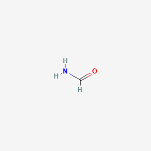 2D Lewis structure of formamide