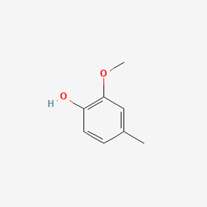2D structure of 2-methoxy-4-methylphenol
