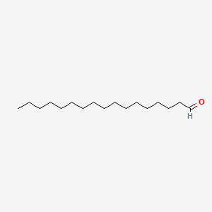 2D Lewis structure of heptadecanal