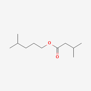 2D Lewis structure of 4-methylpentyl 3-methylbutanoate