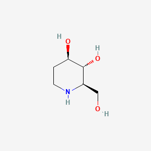 2D Lewis structure of fagomine