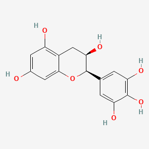 2D structure of (-)-epigallocatechin
