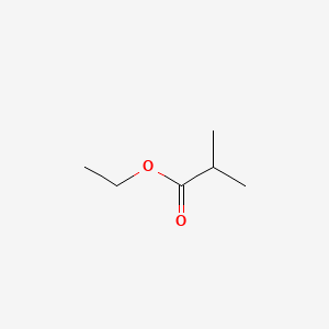 2D structure of ethyl isobutyrate