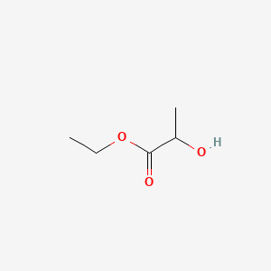 2D Lewis structure of ethyl lactate