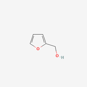 2D Lewis structure of furfuryl alcohol