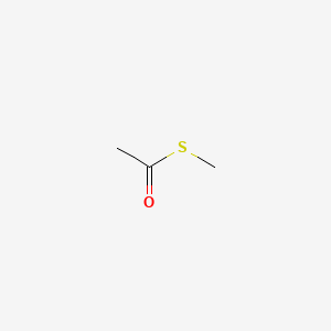 2D Lewis structure of s-methyl thioacetate