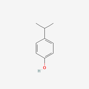 2D Lewis structure of 4-isopropylphenol