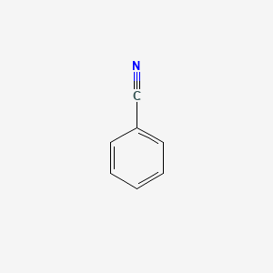 2D structure of benzonitrile