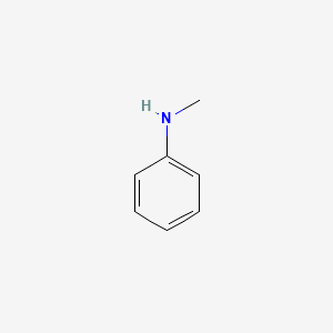 2D Lewis structure of n-methylaniline