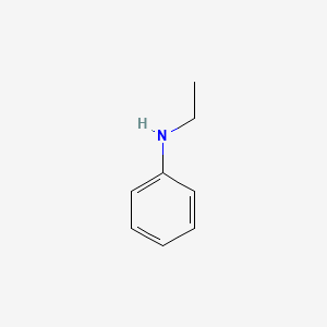 2D Lewis structure of n-ethylaniline