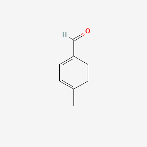 2D Lewis structure of 4-methylbenzaldehyde