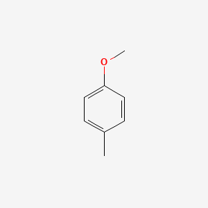 2D Lewis structure of 1-methoxy-4-methylbenzene