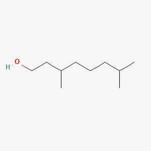 2D structure of 3,7-dimethyl-1-octanol